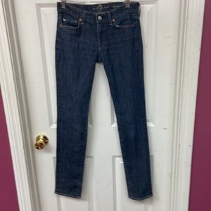 7 for all mankind Jeans, Size 27, Dark Wash, Mid-rise